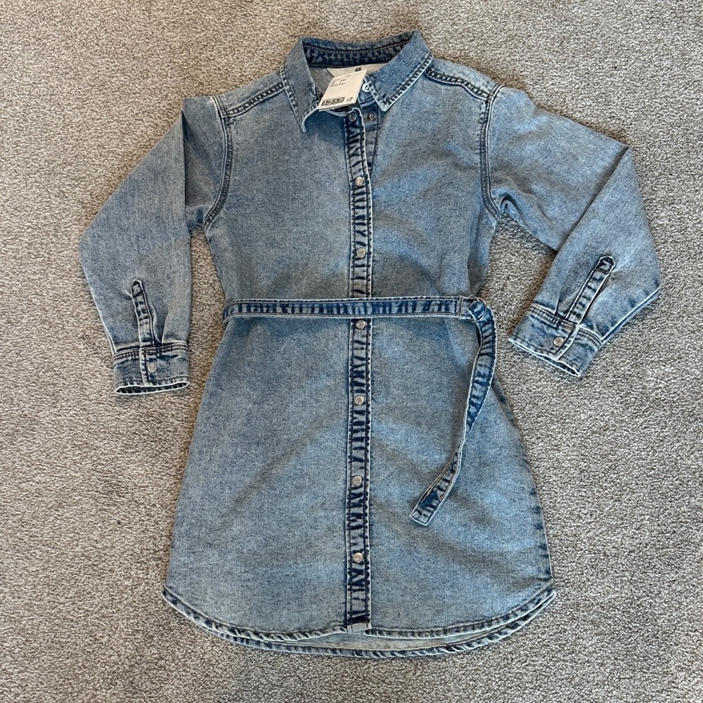 H&M Blue Denim Kids Dress